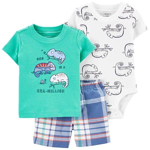 Conjunto Calor Camaleão Menino 3 Peças – Carter’s