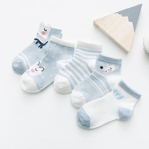 Kit Meias Bebê (12-24 Meses) - Azul Ponei