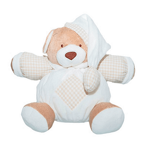 Urso Nino de Pelúcia - Marfim